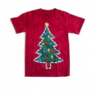 The Mountain Festive Red Christmas Tree Tee